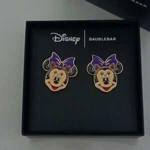 Disney × Baublebar Minnie Mouse Cat Costume Halloween Earrings